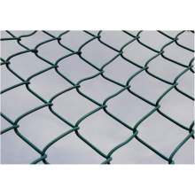 Panneaux de clôture de liaison en chaîne à grille métallique en fer recouvert de PVC (anjia-174)